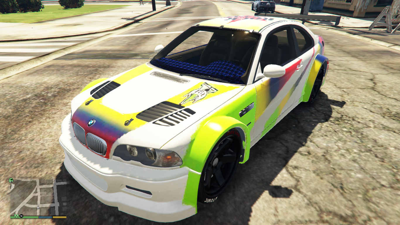 Bmw M Gt R E Paintjob Gta Mods